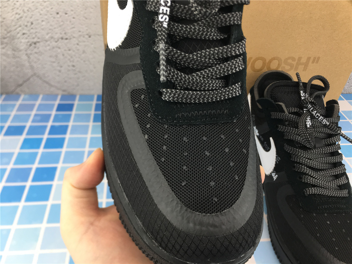 Off-White x Air Force 1 Low Black AO4606 001